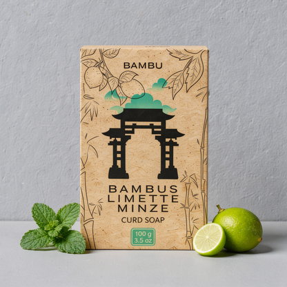 BAMBU Bambus Limette Minze Naturseife – handgemacht, vegan und palmölfrei