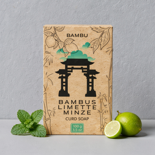 BAMBU Bambus Limette Minze Naturseife – handgemacht, vegan und palmölfrei