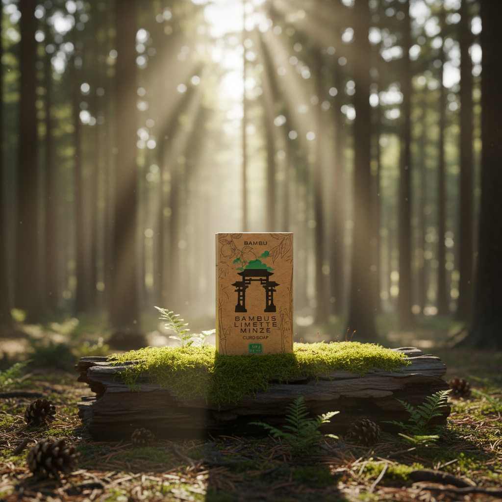 BAMBU Naturseife Bambus Limette Minze - mit Liebe aus dem Schwarzwald