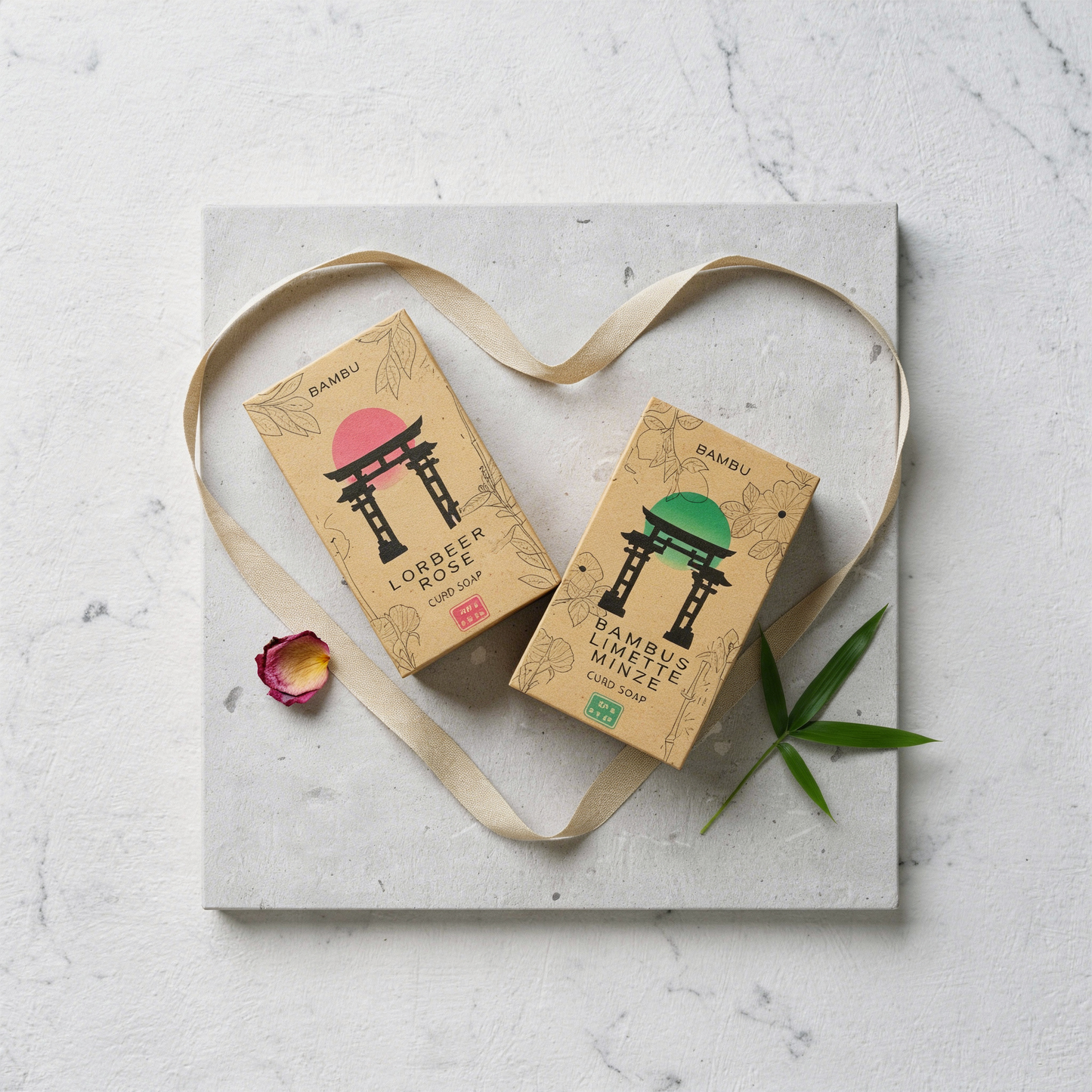 BAMBU Duo Bundle Geschenkset – handgemacht vegan und palmölfrei